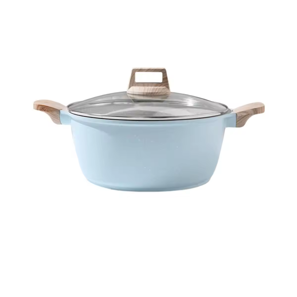 لیرپن دو گوش نچسب ظروف آشپزخانه با کف تخت و گرد و چدن