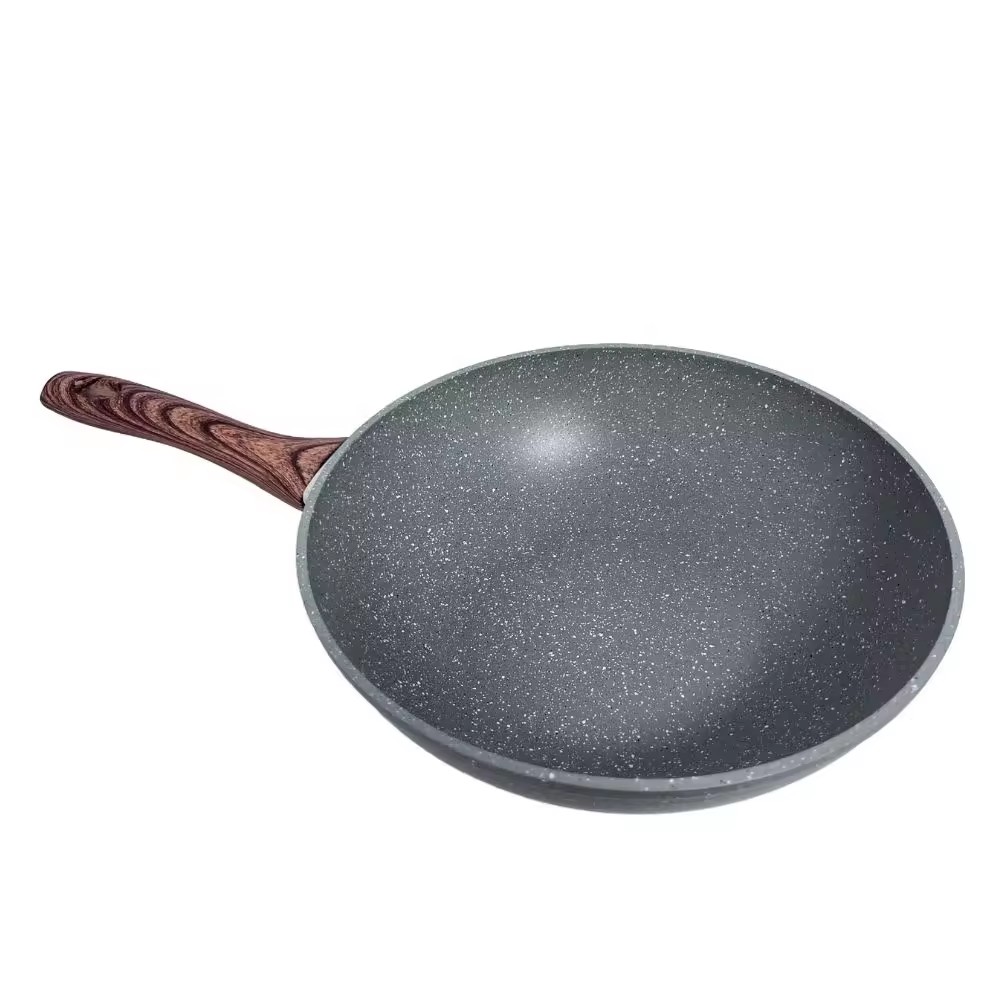 تابه نچسب آلومینیومی Woks Wok آشپزخانه خانگی