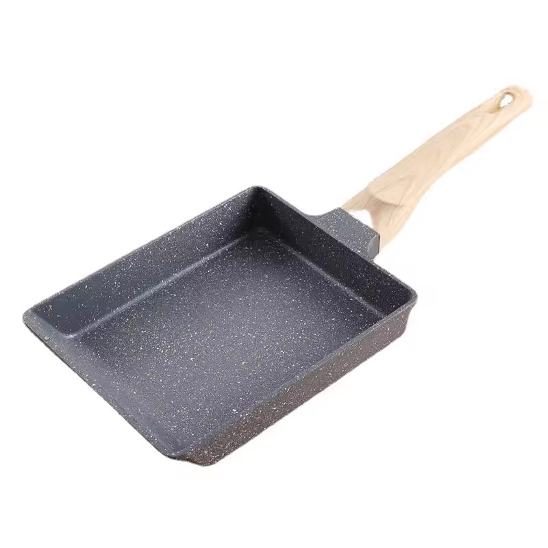 تخم مرغ ضخیم و سنگ یشم بالا تخم مرغ کباب شده گندم نچسب مستطیل شکل غذای سرخ شده